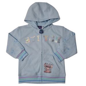 Character Kids Girls Soft French Terry Easy Care Jacket - Lilo & Stitch